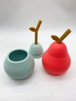 Pilgrim's Pear Straw Cup
